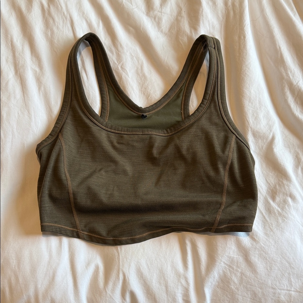 Prana Olive Green Sports Bra